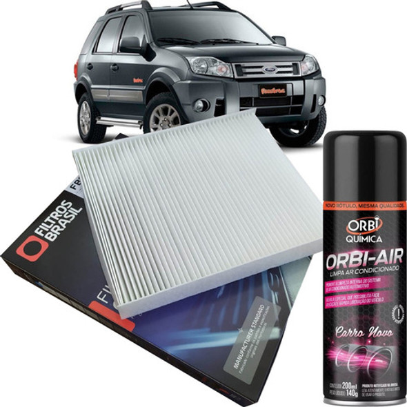 Filtro Ar Condicionado Cabine + Higienizador - Ecosport 0