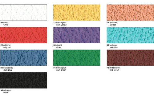 Pack De Carton Dimensional Colores Surtidos X10 Simil Cesped 1