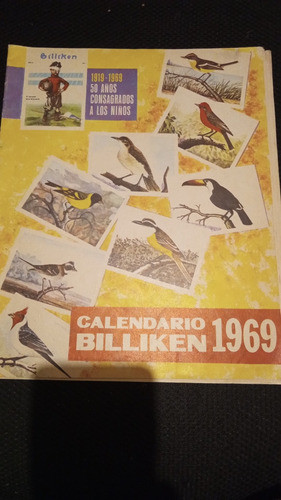 Calendario Billiken 1969 Pajaros 0