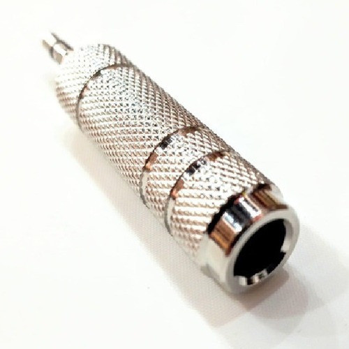 Adaptador Metalico Plug 6.5 A Miniplug 3.5 Microfono Audio 0