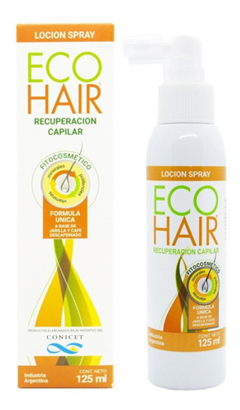 Eco Hair Loción Spray Anticaída Crecimiento Capilar X 125ml 0 Eco Hair Loción Spray Anticaída Crecimiento Capilar X 125ml 0