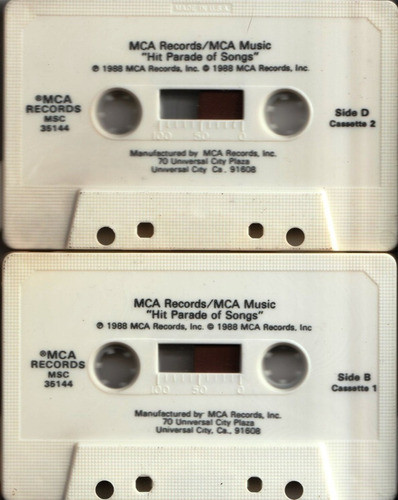 Hit Parade Of Songs (1988) Cassette Doble Import Ex 1