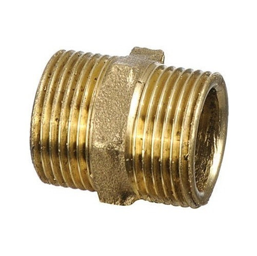 Rosca Con Tuerca De Bronce Roscado De 1 1/2 Macho 38 Mm 0