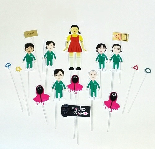 Pack X15 Toppers Para Cupcakes Muffins Transformers 0