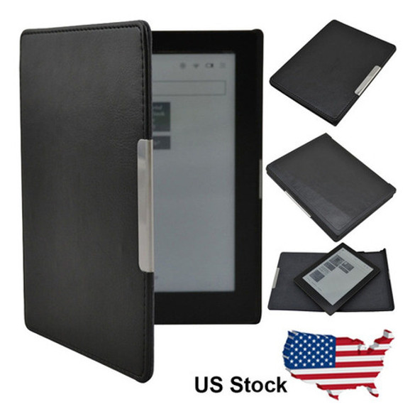 E-reader Magnética Aura Slim Cuero Plegable Cubierta Caso Pa 1 E-reader Magnética Aura Slim Cuero Plegable Cubierta Caso Pa 1