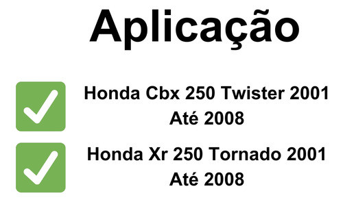 Rolamento Virabrequim Cbx 250 Twister 2001 Até 2008 Honda 1