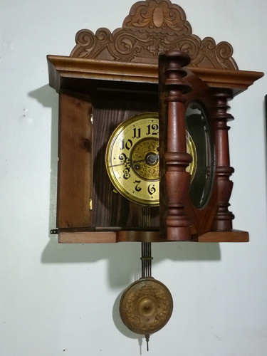 Muy Antiguo Reloj De Pared Carl Werner Medio Carrillon 1