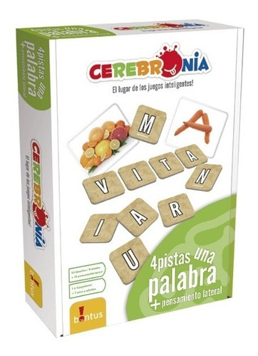 Cerebromania 4 Pistas 1 Palabra Bontus Lloretoys 0