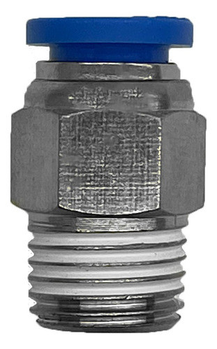Conector Recto Neumatico 1/2 - 16mm Rosca Macho X1 U 0