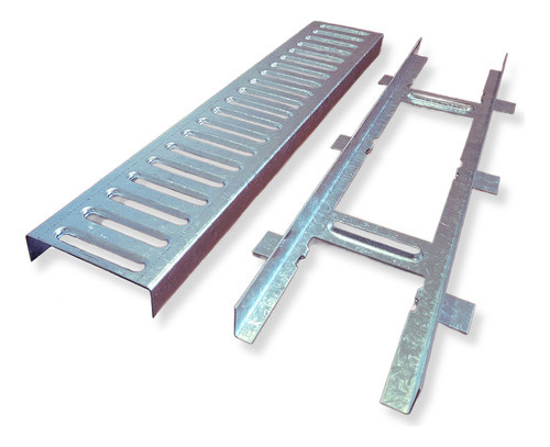 Rejilla Lineal Guardaganado Chapa Galva (50x10cm) Desague 0