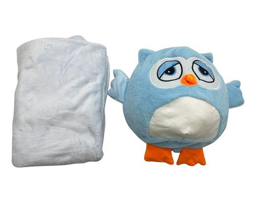 Peluche Buho Con Manta Para Bebe Flaber 0