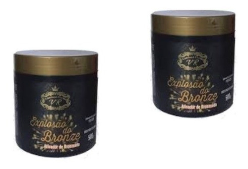 2 Explosão Do Bronze 500g Ativador De Bronzeado 0