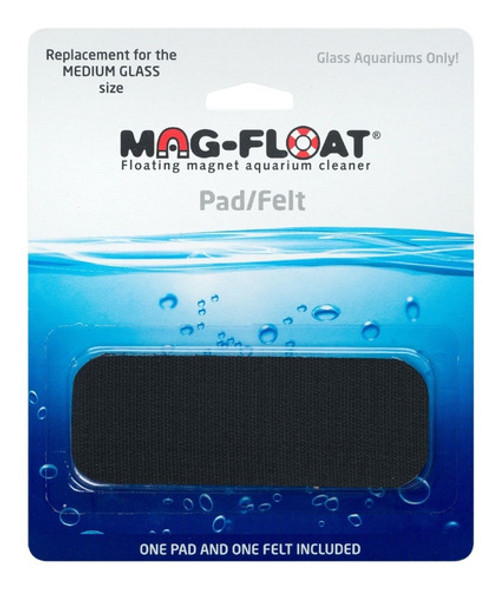 Repuesto Almohadilla Fieltro Mag-float Limpiador Acuario Med 0