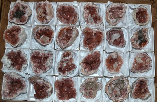 Lote 4 Drusas Amatista Rosa Il Giardino Joyas Minerales 1