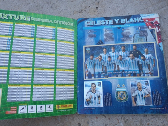 Album Figuritas Fútbol Argentino 2014 Panini Completo 1 Album Figuritas Fútbol Argentino 2014 Panini Completo 1