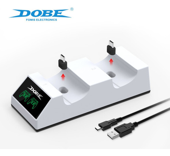 Base Carga Para Joystick Playstation 5 , Led , Carga Rápida 1