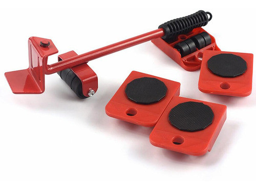 Ferramenta Para Mover Móveis Pesados Suporta 150 Kg Vermelho 0