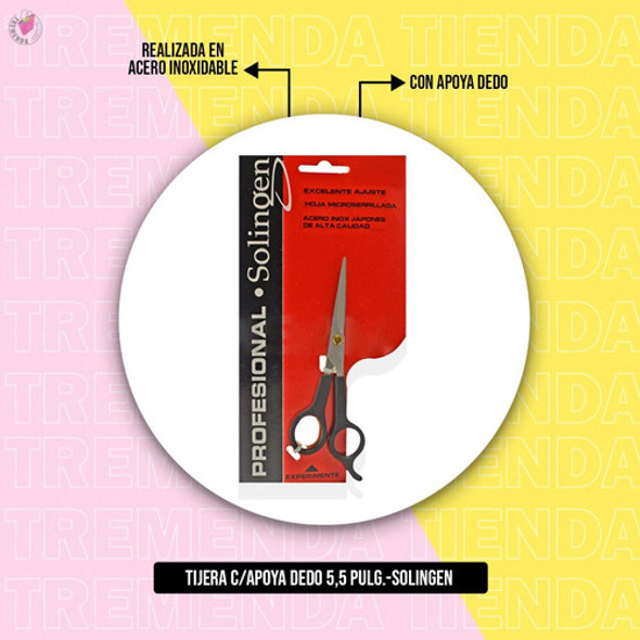 Tijera De Corte Recta Microdentada Solingen 5,5  Pulgada 1