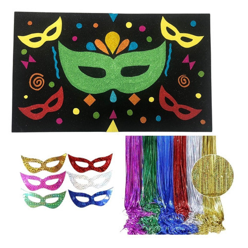 Kit Festa Carnaval Pronto Colorido Lindo 2022 Moda Carnaval 0