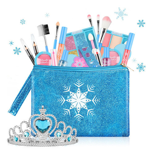 Kit De Maquiagem Dauxone Kids Para Meninas - 24 Peças Reais 0