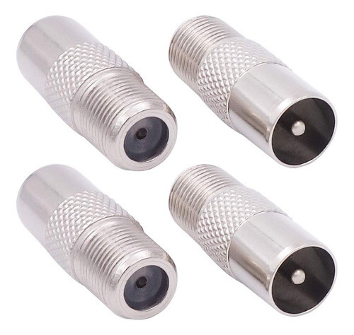 Fancasee - Adaptador De Conector F Hembra A Pal Macho Para A 0