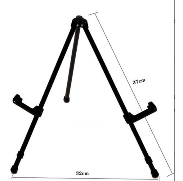 Suporte De Cavalete De Exibição, Pintura Portátil, Preto 1