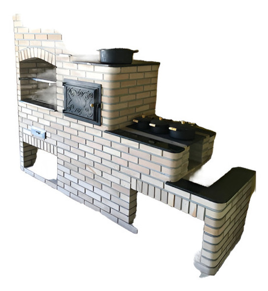 5 Projetos Churrasqueira Alvenaria, Forno, Fogão A Lenha 0