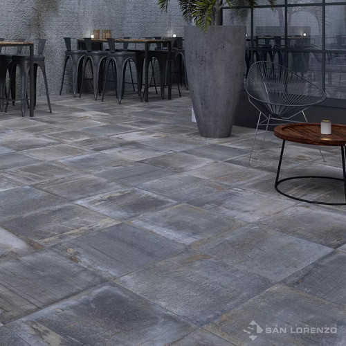 Porcelanato Rectificado San Lorenzo 58x58 Cm Trudos Gris 1