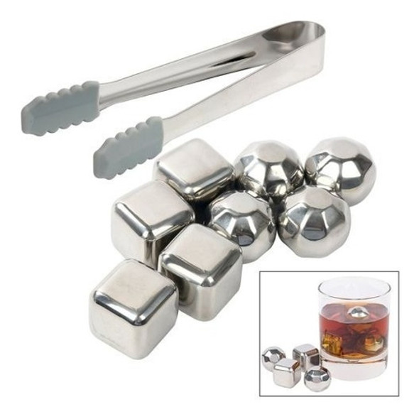 Acero Inoxidable Reutilizables Hielo Cubo Salud Whisky Piedr 1