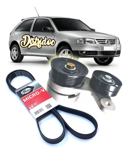 Kit Tensor + Correa Polyv  Sin Aire Gol Saveiro Diesel 1.9 0