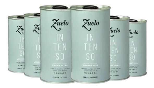 Aceite De Oliva Zuelo Intenso En Lata 500ml X6 - Celler 0