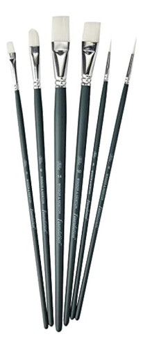 Brocha Acrílica Winsor & Newton Foundation, Juego De 6, Made 0