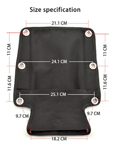 Almofada De Placa Traseira Para Mergulho, Acessório Rosa 1 Almofada De Placa Traseira Para Mergulho, Acessório Rosa 1