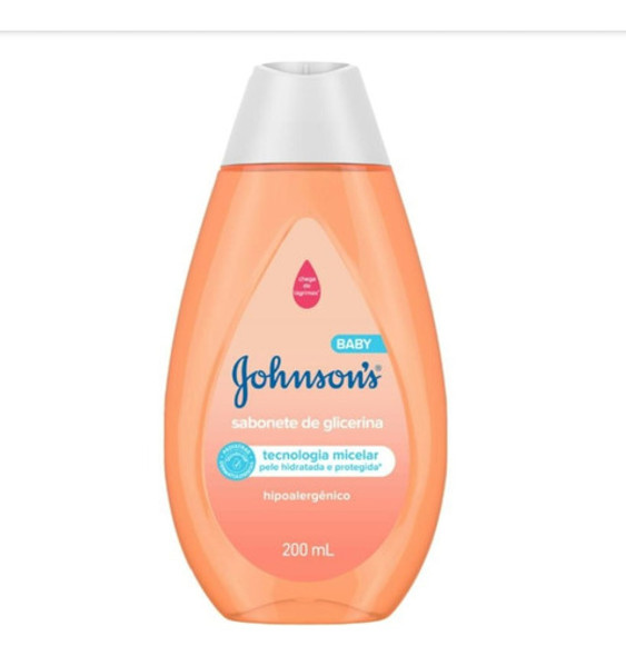 Sabonete Infantil J&j 200ml Glicerinado Kit C/03 Liquido 1