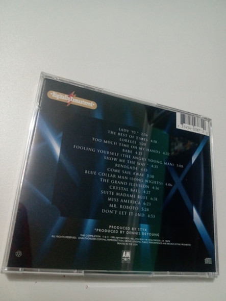 Cd Styx Greatest Hits Importado 1