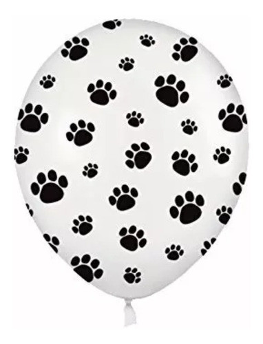 Globos Huellitas De Patrulla Canina!!  50 Unidades 0