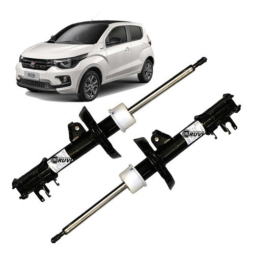 Kit 2x Amortiguadores Delanteros Fiat Mobi Easy 0