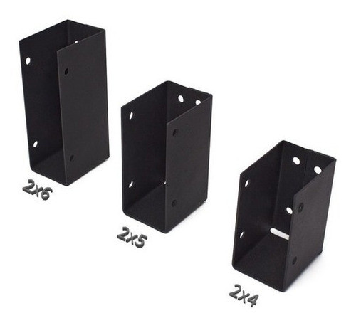 Herraje Soporte De Viga 2x5 Alas Interiores Tirante Madera 1