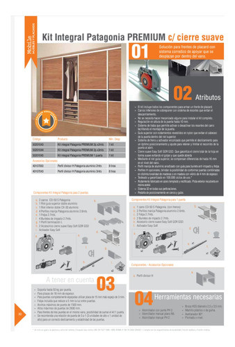Kit De Placar Puerta Adicional Patagonia Premium Ducasse 1