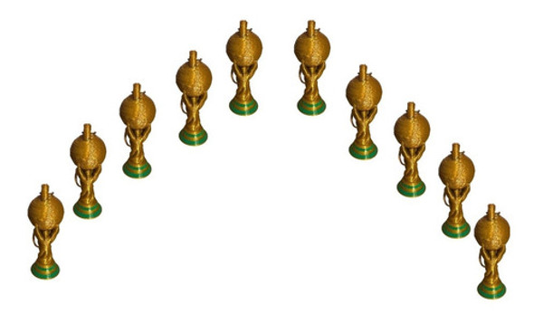 Copa Mundial + 50 Copas Souvenirs Llaveros Kit Cumpleaños 1