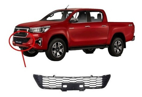 Grilla Central De Paragolpe P/ Toyota Hilux 2019 20 21 0