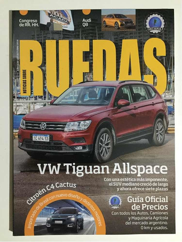 Revista Ruedas # 187 Octubre 2018 0