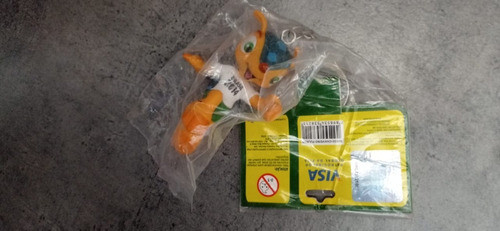 Llavero Oficial Fifa Mascota Mundial Brasil 2014 Fuleco 1