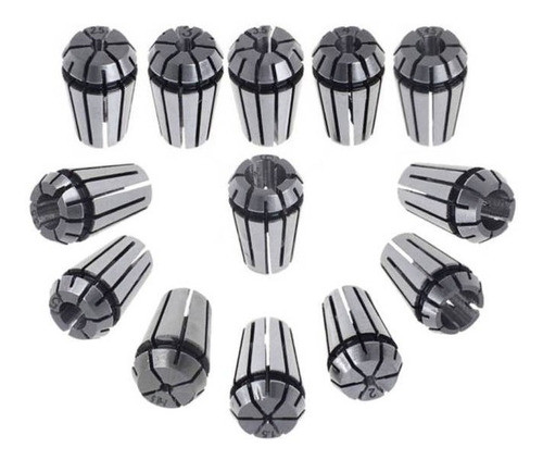 Er16 0,008 Mm Collar Del Resorte Conjunto 12pcs Cnc Fresador 0