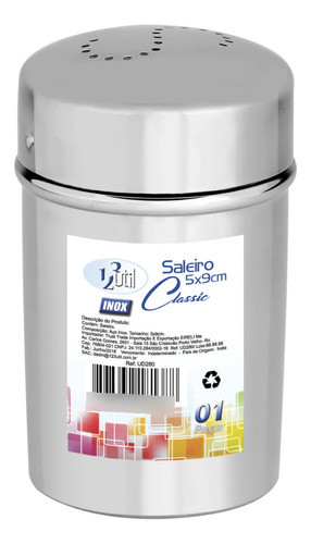 Acessório Cozinha Bancada Saleiro De Mesa Dispenser Pimenta 1