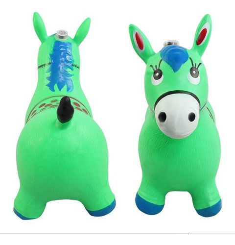 Cavalinho De Borracha Upa Upa Pulapula Brinquedo Musical/led 1