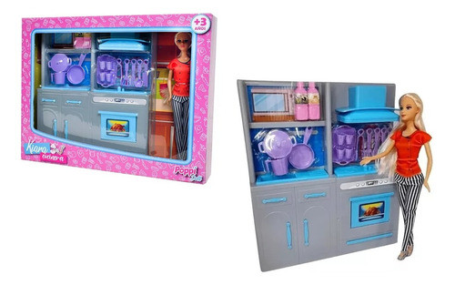 Muñeca Nena Con Accesorios Para Jugar 0