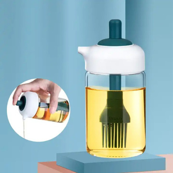 Dispensador Botella De Aceite 230ml Con Pincel De Silicona 1