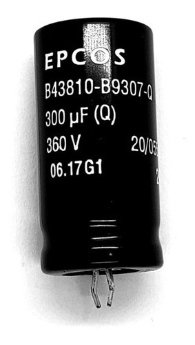 Capacitor Eletrolítico 300ufx360v Epcos Photo Flash 1