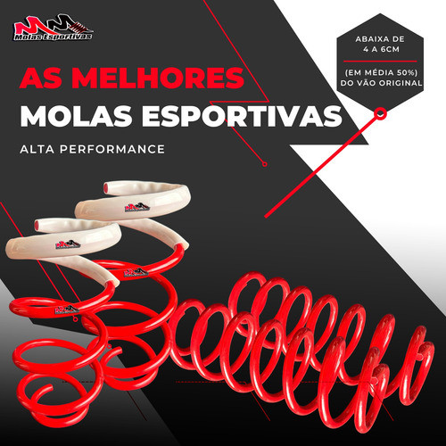 Kit 4 Molas Esportivas Do Gm Kadett 89 A 98 1